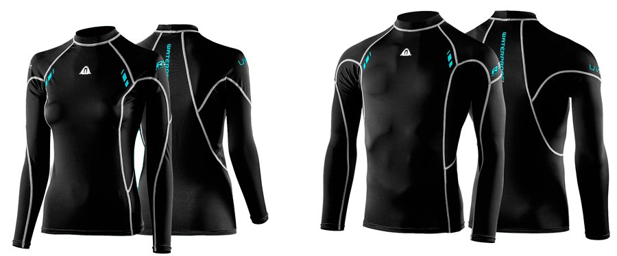 Гидромайка R30, мужские и женские , модель 2019,  длинный/короткий рукав Waterproof