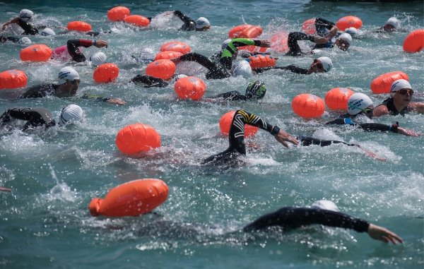 Triathletes
