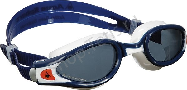 Очки для плавания KAIMAN EXO (темн.линзы) BLUE WHITE