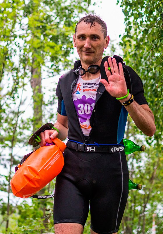 Гидрокостюм шорти Swim&Run, муж./жен, AquaSphere, 1.5 мм  со съемными рукавами