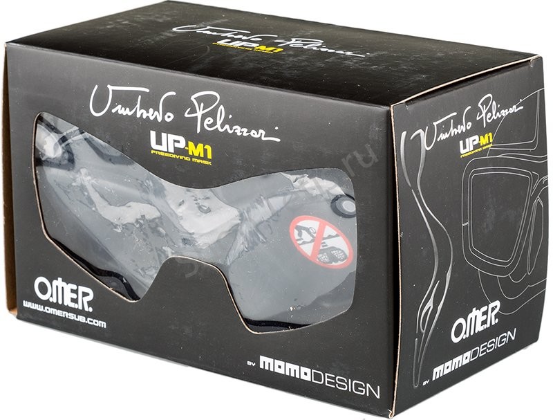 Маска для подводной охоты и фридайвинга UP M1 от Umberto Pelizzari by Momo Design