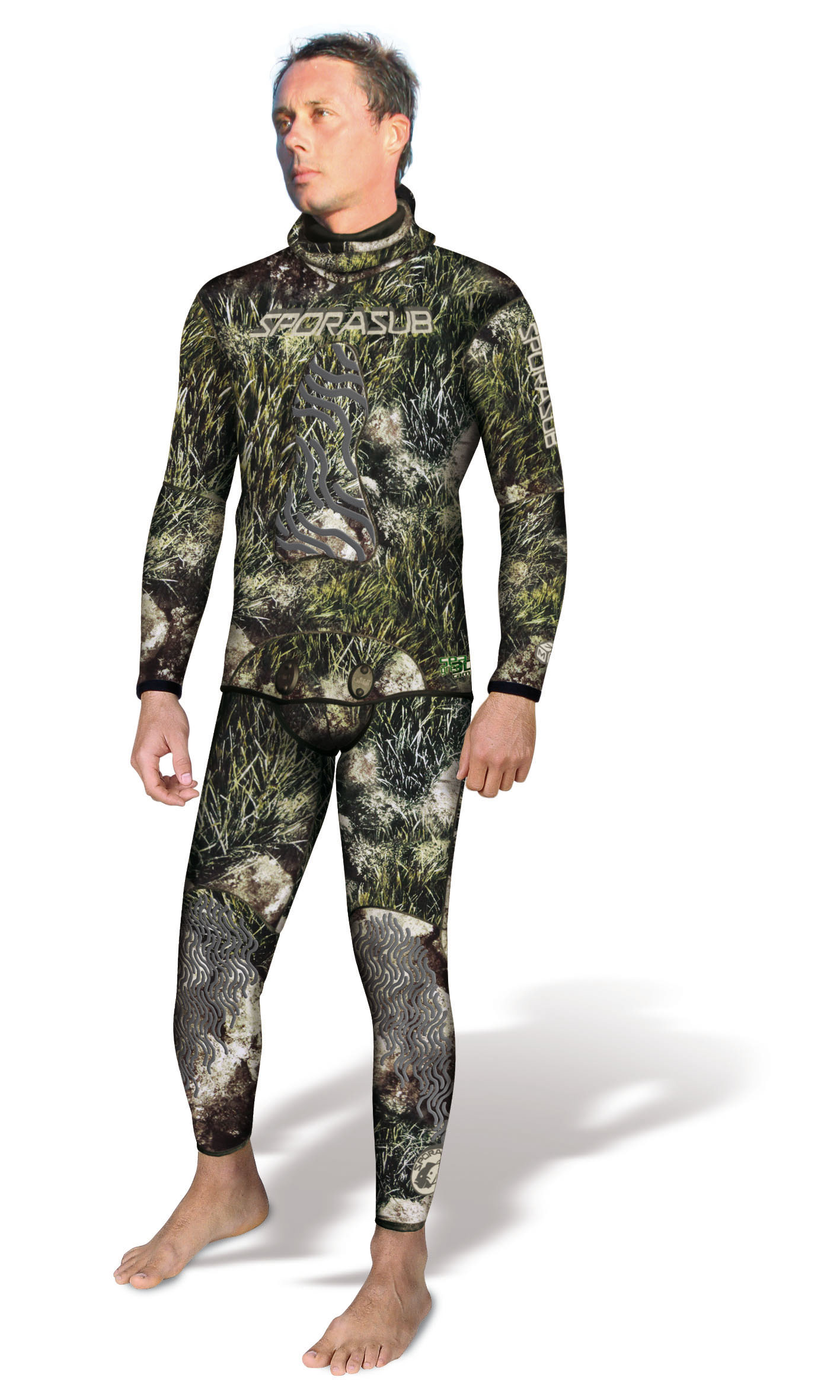 Гидрокостюм для подводной охоты Sea Green 3D Camo