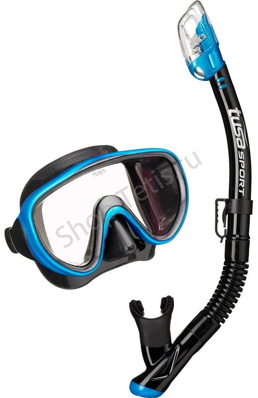 Комплект UC-1625 TUSA Sport Black Series (маска+трубка)