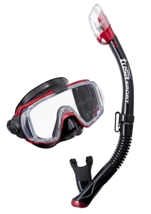Комплект маска+трубка UC-3125 Black Series 